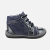 Girls Bellamy | Bellamy - Axelle Cobalt Lace-Up Boots On Labotte