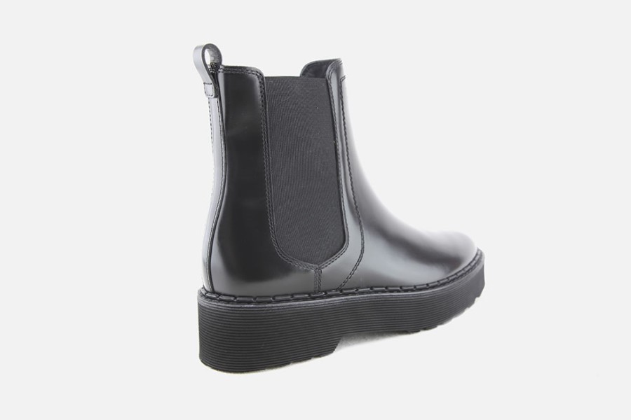Women Tod's | Tod'S - Tods Chelsea 80 Noir Ankle Boots On Labotte