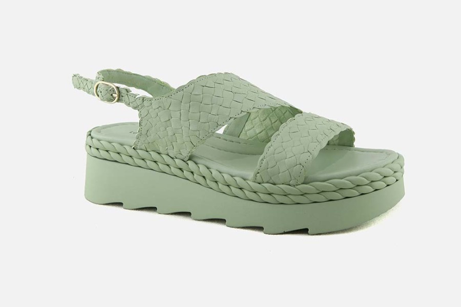 Women Pons Quintana | Pons Quintana - Montserrat Jade Sandals On Labotte
