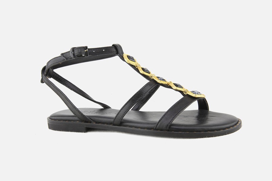 Women Caryatis | Caryatis - Caryatis Hera Black Sandals On Labotte