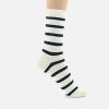 Girls Perrin Manufacture 1924 | Perrin Manufacture 1924 - Perrin305 Rayure Ecru Socks On Labotte