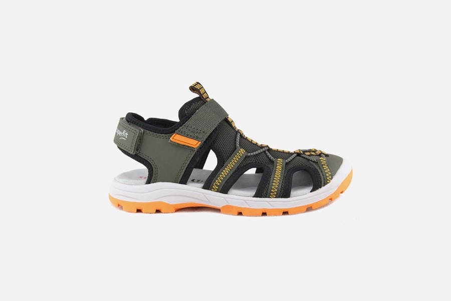 Boys Superfit | Superfit - Kenji Kaki Sandals On Labotte
