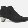 Women Arche | Arche - Marina Nubuk Noir Ankle Boots On Labotte