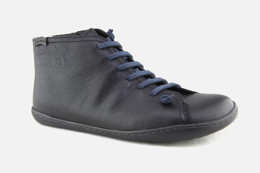 Men Camper | Camper - Peu Cami Hi Black Lace-Up Boots On Labotte
