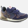 Boys W6YZ | W6Yz - Jet Scratch Bleu Velcro Shoes On Labotte