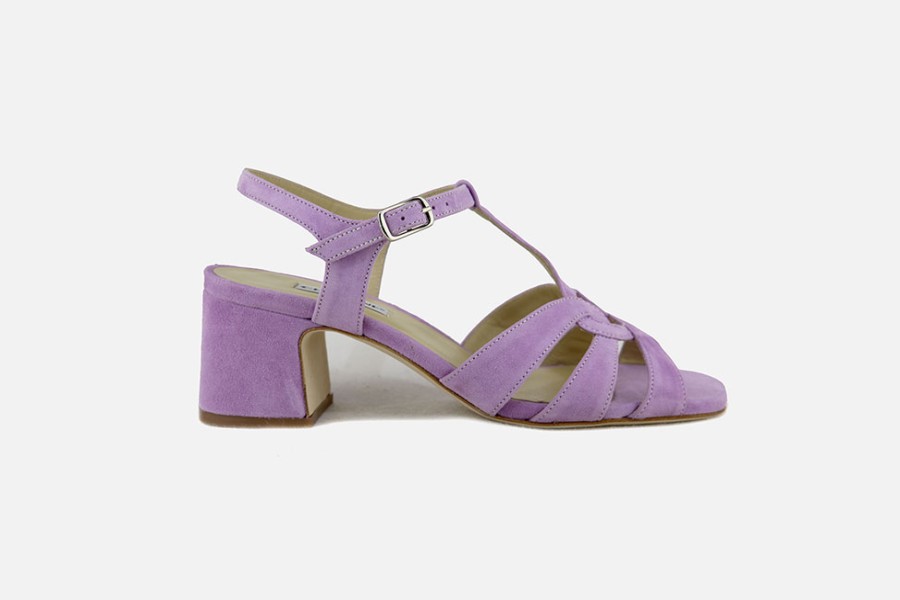 Women Cervone | Cervone - Cigale Lilas Sandals On Labotte