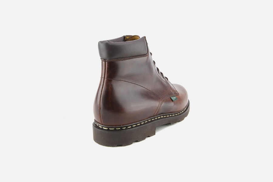 Men Paraboot | Paraboot - Bergerac Ecorce Lace-Up Boots On Labotte