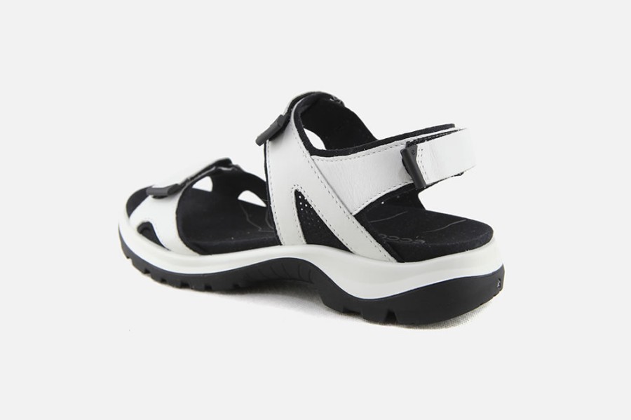 Women Ecco | Ecco - Offroad White Woman Sandals On Labotte