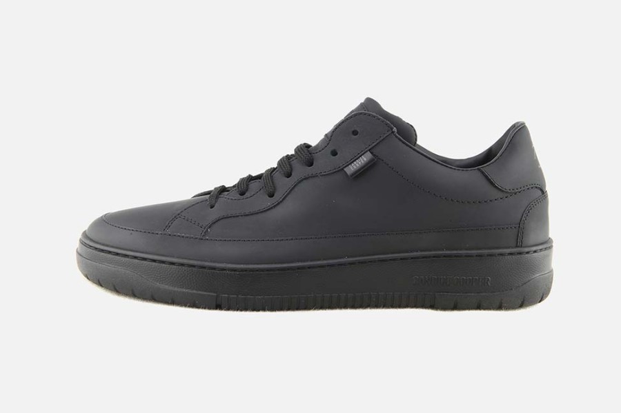 Men Candice Cooper | Candice Cooper - Vito Gummed Black Sneakers On Labotte