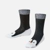 Girls Falke | Falke - Penguin Handpuppet Black Socks On Labotte