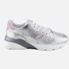 Women Hogan | Hogan - Hogan Active One Silver Pink Sneakers On Labotte