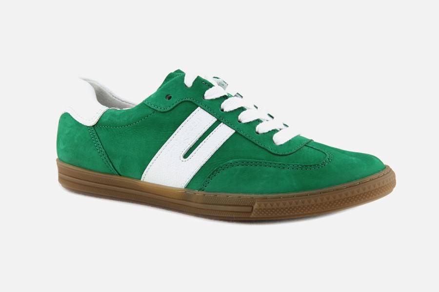 Women Paul Green | Paul Green - Pistache Prairie Sneakers On Labotte