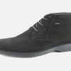 Men Geox | Geox - Brayden Abx Coffee Lace-Up Boots On Labotte