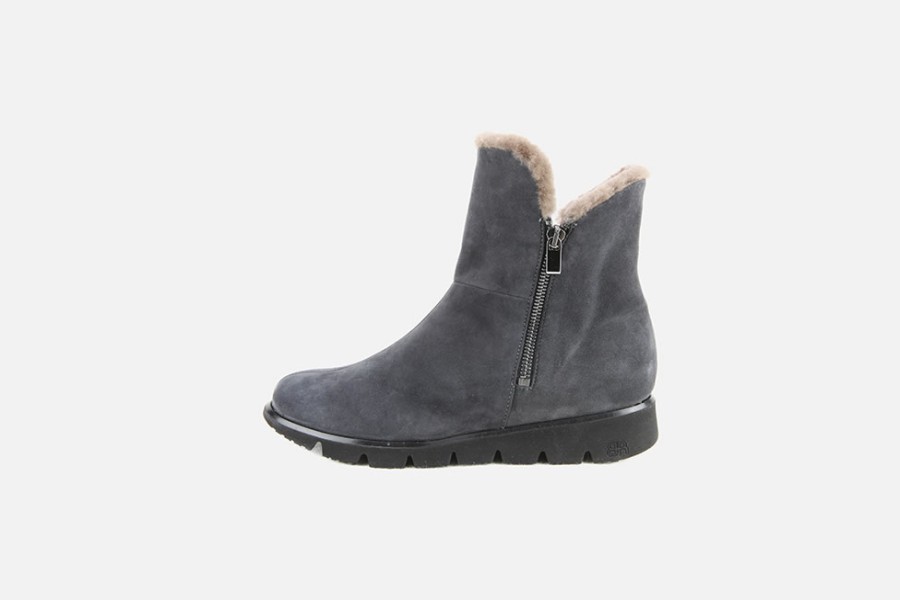 Women Brunate | Brunate - Baikal Smoke Ankle Boots On Labotte