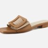 Women Noa Harmon | Noa Harmon - Nil Camel Sandals On Labotte