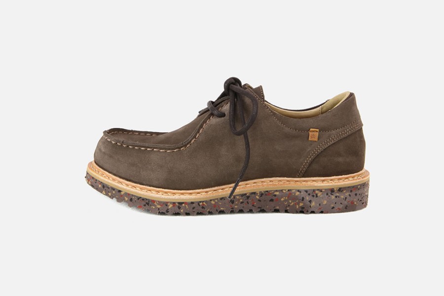 Men El Naturalista | El Naturalista - Pizarra Lace Brown Derbies On Labotte