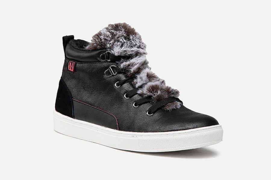 Women Napapijri | Napapijri - Napap Ga2 Black Lace-Up Boots On Labotte