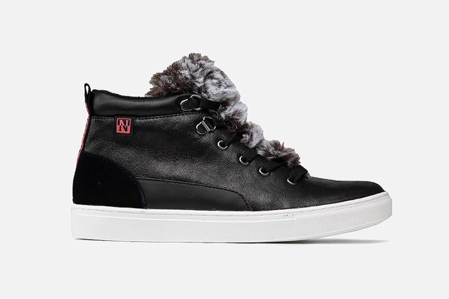 Women Napapijri | Napapijri - Napap Ga2 Black Lace-Up Boots On Labotte