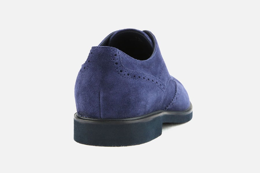 Men Tod's | Tod'S - Gregorio Ink Blue Derbies On Labotte