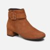 Women Mephisto | Mephisto - Balina Boots Hazelnut Ankle Boots On Labotte