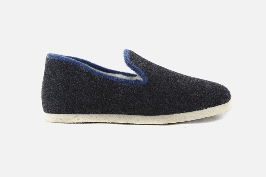 Men Exquise | Exquise - Gastoune Anthracite Charentaises On Labotte