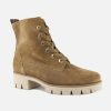 Women Gabor | Gabor - Hibiscus Noisette Lace-Up Boots On Labotte
