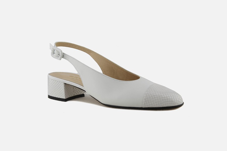 Women Brunate | Brunate - Beausoleil Blanc Pumps On Labotte