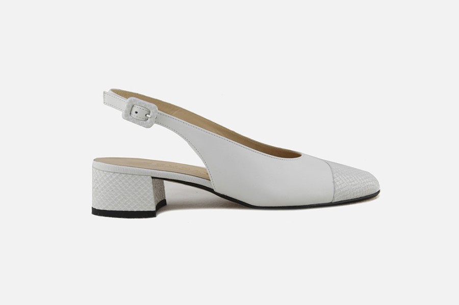 Women Brunate | Brunate - Beausoleil Blanc Pumps On Labotte