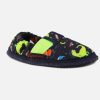 Boys Giesswein | Giesswein - Dino Planete Bleu Multi Low Slippers On Labotte