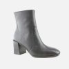 Women Paul Green | Paul Green - Papote Lisse Noir Ankle Boots On Labotte