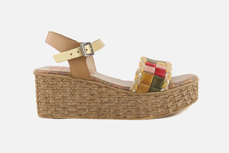 Women Porronet | Porronet - Semira Platino Multi Sandals On Labotte