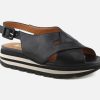 Women Torlasco | Torlasco - Trophee Noir Sandals On Labotte