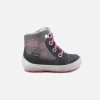 Girls Superfit | Superfit - Bregenz Gris Rose Lace-Up Boots On Labotte