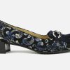 Women Brunate | Brunate - Baden Imprime Bleu Loafers On Labotte
