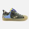 Boys Rondinella | Rondinella - Fun Funny Kaki Lace-Up Shoes On Labotte