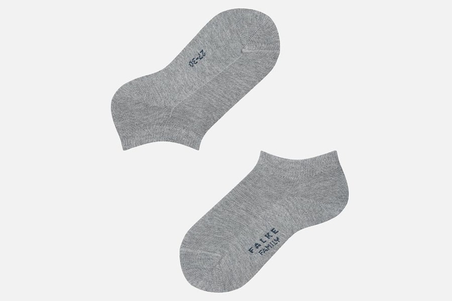 Girls Falke | Falke - Family Low Kids Grey Ankle High On Labotte