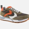 Men Voile Blanche | Voile Blanche - Magg Taupe Army Sneakers On Labotte