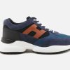 Men Hogan | Hogan - Hogan Interaction Sea Blue Sneakers On Labotte
