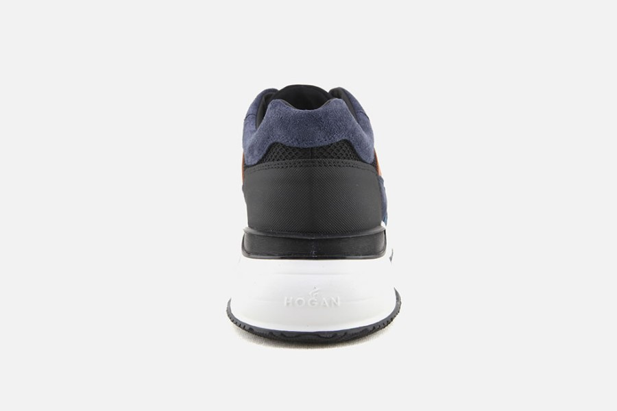 Men Hogan | Hogan - Hogan Interaction Sea Blue Sneakers On Labotte