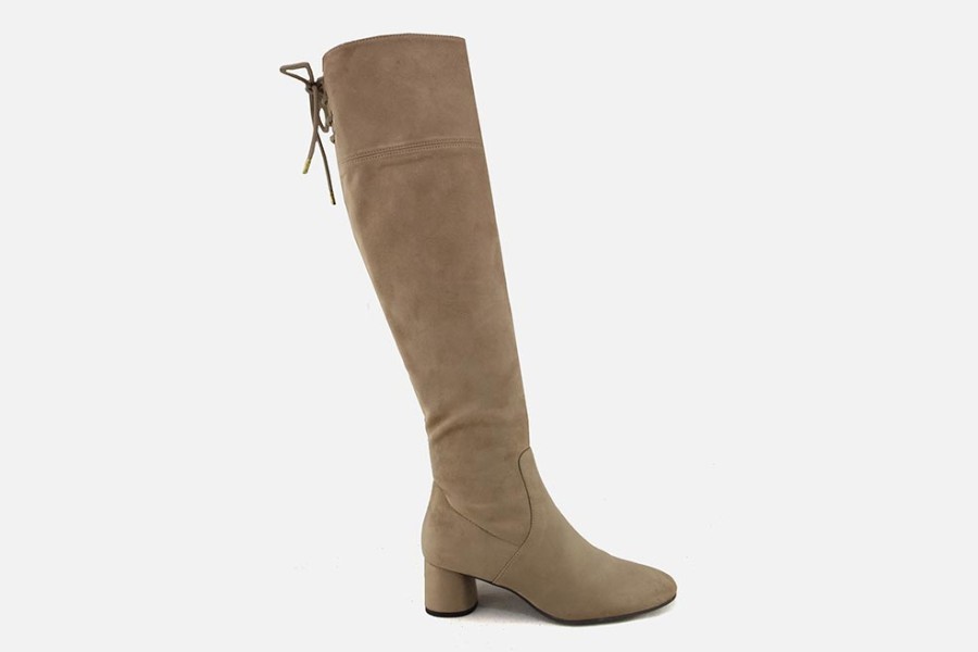 Women Pedro Miralles | Pedro Miralles - Fedora Sandy Stretch Boots On Labotte
