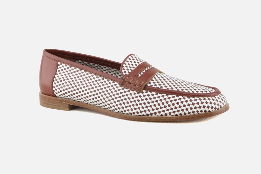 Women Paraboot | Paraboot - Veneto Gold Loafers On Labotte