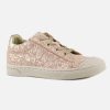 Girls Bellamy | Bellamy - Lauretta Rosa Print Lace-Up Shoes On Labotte