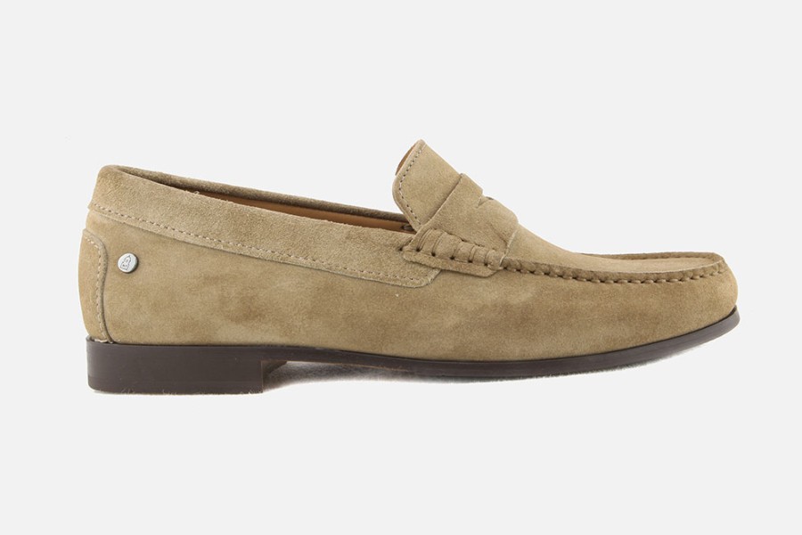Men Les Mocassins Tropeziens | Les Mocassins Tropeziens - Le Classic Beige Loafers On Labotte
