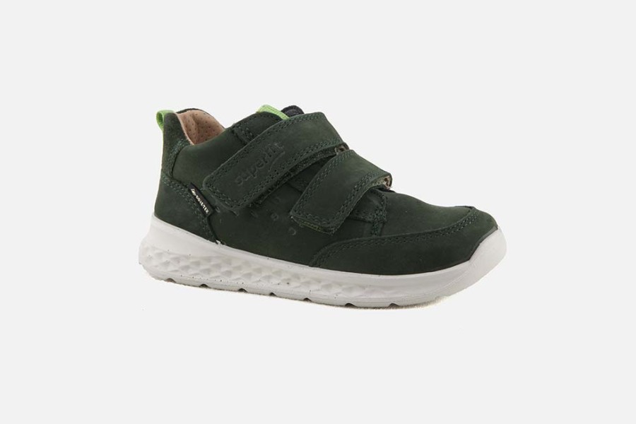 Boys Superfit | Superfit - Hector Kaki Gtx Velcro Shoes On Labotte