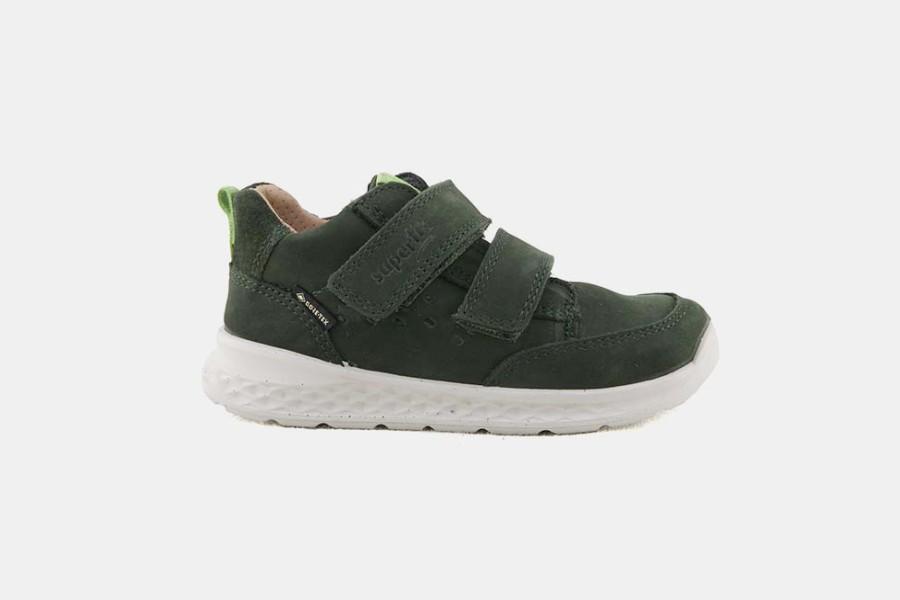 Boys Superfit | Superfit - Hector Kaki Gtx Velcro Shoes On Labotte