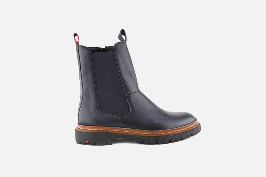 Women LLOYD | Lloyd - Garrett Night Blue Ankle Boots On Labotte