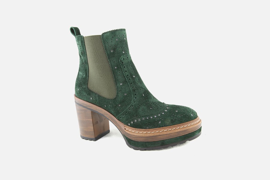 Women Pons Quintana | Pons Quintana - Turner Forest Ankle Boots On Labotte