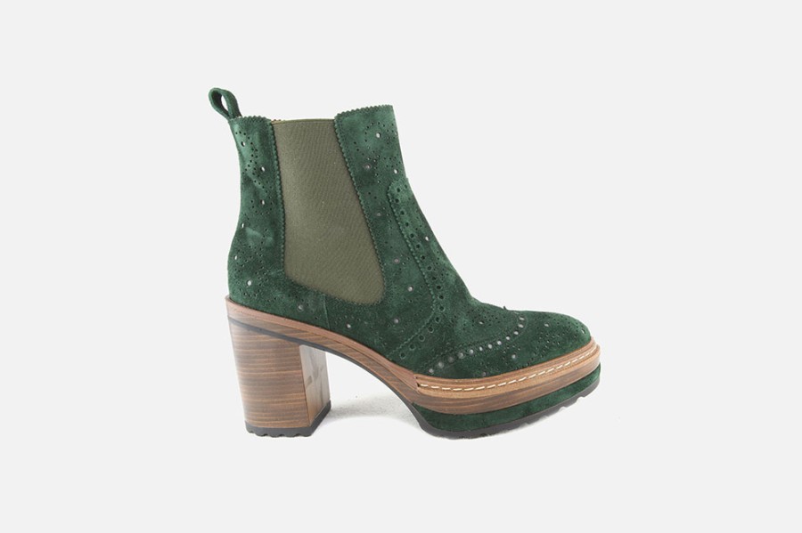 Women Pons Quintana | Pons Quintana - Turner Forest Ankle Boots On Labotte