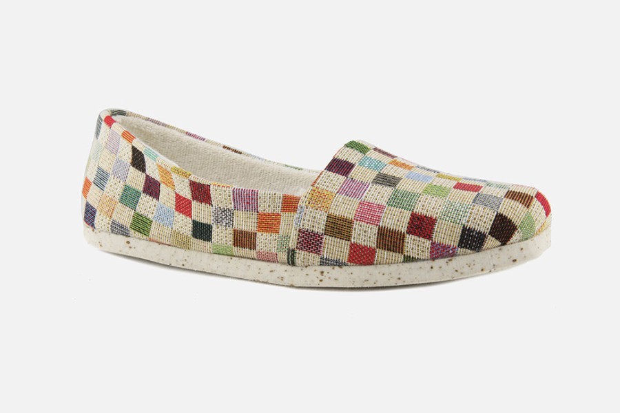 Women Exquise | Exquise - Luz Damier Low Slippers On Labotte