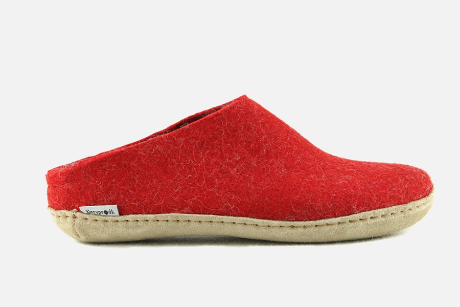 Women Glerups | Glerups - Glad Rouge Low Slippers On Labotte